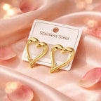 Shoperly ES-307 18k Gold Plated Stainless Steel Tarnish Free Waterproof Female Jewellery