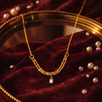Shoperly Jacline Chain 18k Gold Plated Stainless Steel Tarnish Free Waterproof Female Jewellery