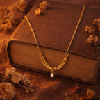 Shoperly Jacline Chain 18k Gold Plated Stainless Steel Tarnish Free Waterproof Female Jewellery