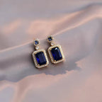 Shoperly JS-9-BLUE 18k Gold Plated Stainless Steel Tarnish Free Waterproof Female Jewellery
