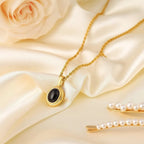 Shoperly Necklaces Ash chain18k Gold Plated Stainless Steel Tarnish Free Waterproof Female Jewellery