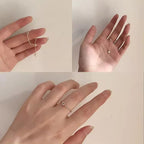 Shoperly R-107 18k Gold Plated Stainless Steel Tarnish Free Waterproof Female Jewellery
