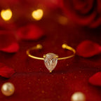 Shoperly R-121 18k Gold Plated Stainless Steel Tarnish Free Waterproof Female Jewellery