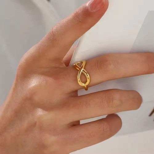 Shoperly R-123 18k Gold Plated Stainless Steel Tarnish Free Waterproof Female Jewellery