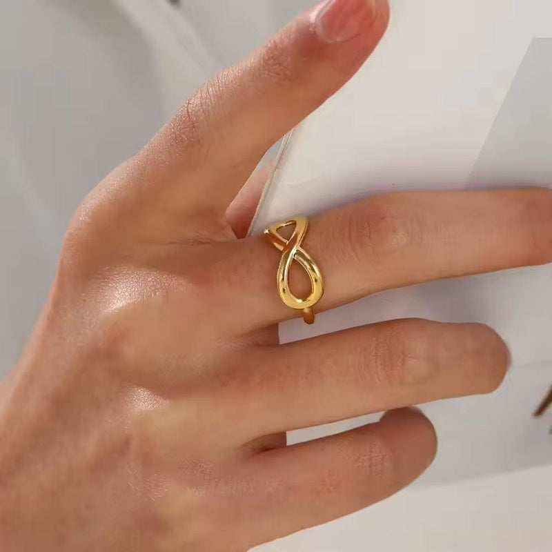 Shoperly R-123 18k Gold Plated Stainless Steel Tarnish Free Waterproof Female Jewellery