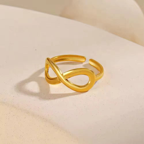 Shoperly R-123 18k Gold Plated Stainless Steel Tarnish Free Waterproof Female Jewellery