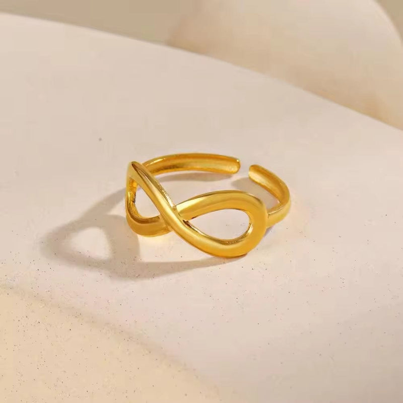 Shoperly R-123 18k Gold Plated Stainless Steel Tarnish Free Waterproof Female Jewellery