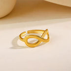 Shoperly R-123 18k Gold Plated Stainless Steel Tarnish Free Waterproof Female Jewellery