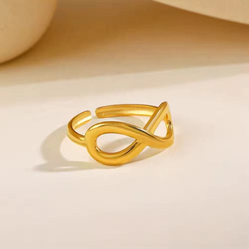 Shoperly R-123 18k Gold Plated Stainless Steel Tarnish Free Waterproof Female Jewellery