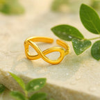 Shoperly R-123 18k Gold Plated Stainless Steel Tarnish Free Waterproof Female Jewellery