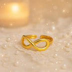 Shoperly R-123 18k Gold Plated Stainless Steel Tarnish Free Waterproof Female Jewellery