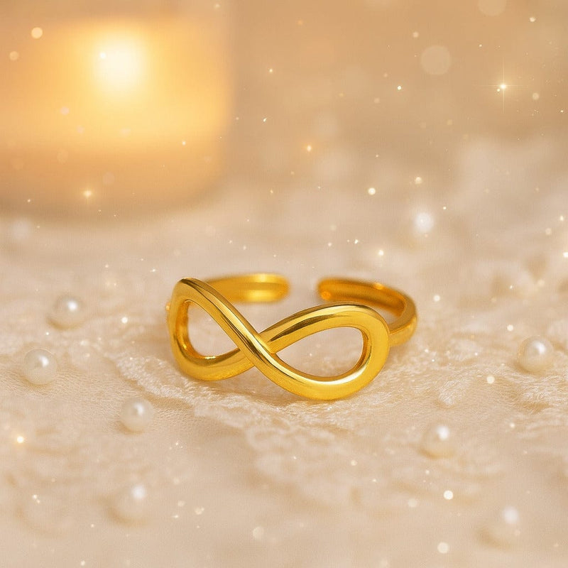 Shoperly R-123 18k Gold Plated Stainless Steel Tarnish Free Waterproof Female Jewellery