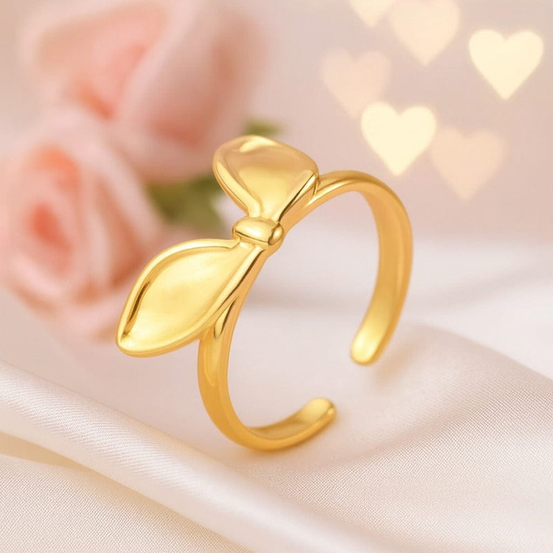 Shoperly R-124 18k Gold Plated Stainless Steel Tarnish Free Waterproof Female Jewellery