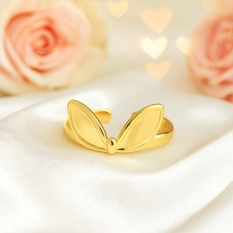 Shoperly R-124 18k Gold Plated Stainless Steel Tarnish Free Waterproof Female Jewellery