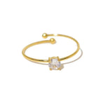 Shoperly R-126 18k Gold Plated Stainless Steel Tarnish Free Waterproof Female Jewellery
