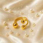 Shoperly Rings Mia 18k Gold Plated Stainless Steel Ring