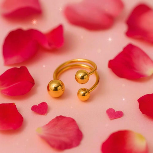 Shoperly Rings Mia 18k Gold Plated Stainless Steel Ring