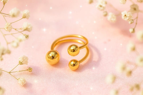 Shoperly Rings Mia 18k Gold Plated Stainless Steel Ring