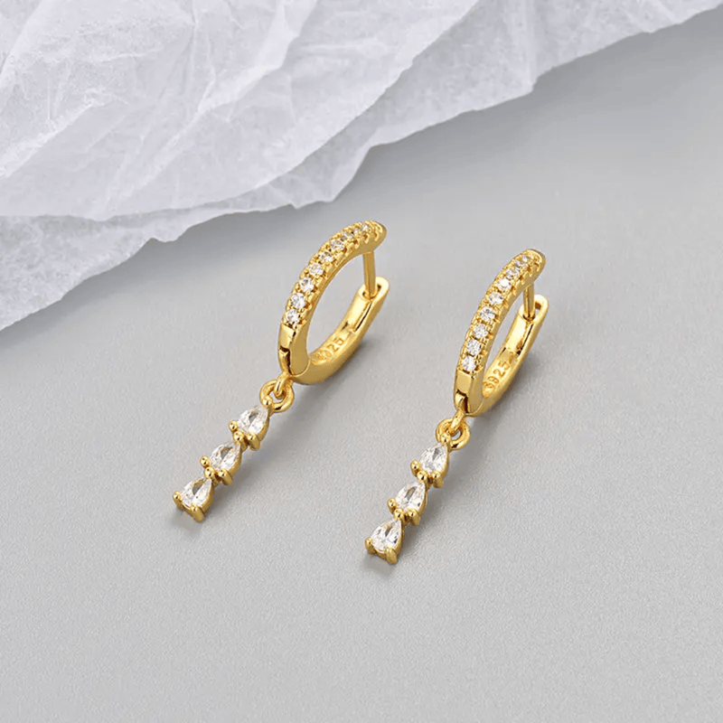 Shoperly Serena Earrings-308 18k Gold Plated Stainless Steel Tarnish Free Waterproof Female Jewellery