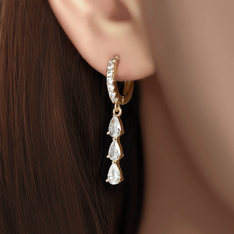 Shoperly Serena Earrings-308 18k Gold Plated Stainless Steel Tarnish Free Waterproof Female Jewellery