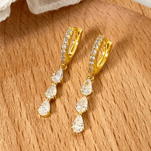 Shoperly Serena Earrings-308 18k Gold Plated Stainless Steel Tarnish Free Waterproof Female Jewellery