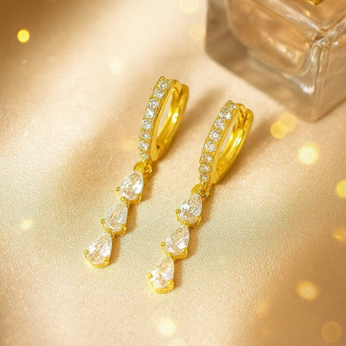 Shoperly Serena Earrings-308 18k Gold Plated Stainless Steel Tarnish Free Waterproof Female Jewellery