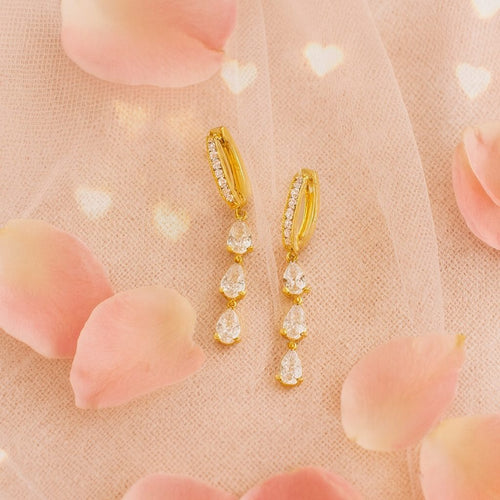 Shoperly Serena Earrings-308 18k Gold Plated Stainless Steel Tarnish Free Waterproof Female Jewellery