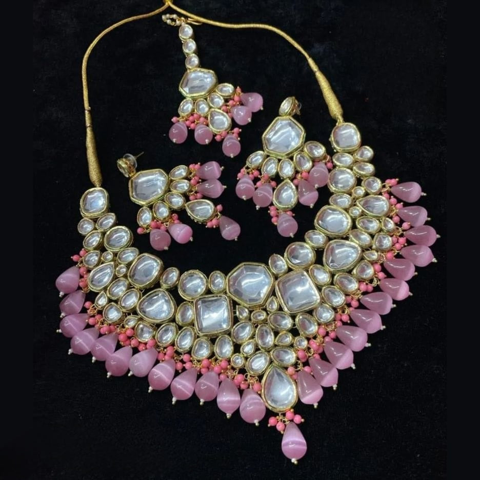 Ethnic Sushmita onyx stone set with kundan