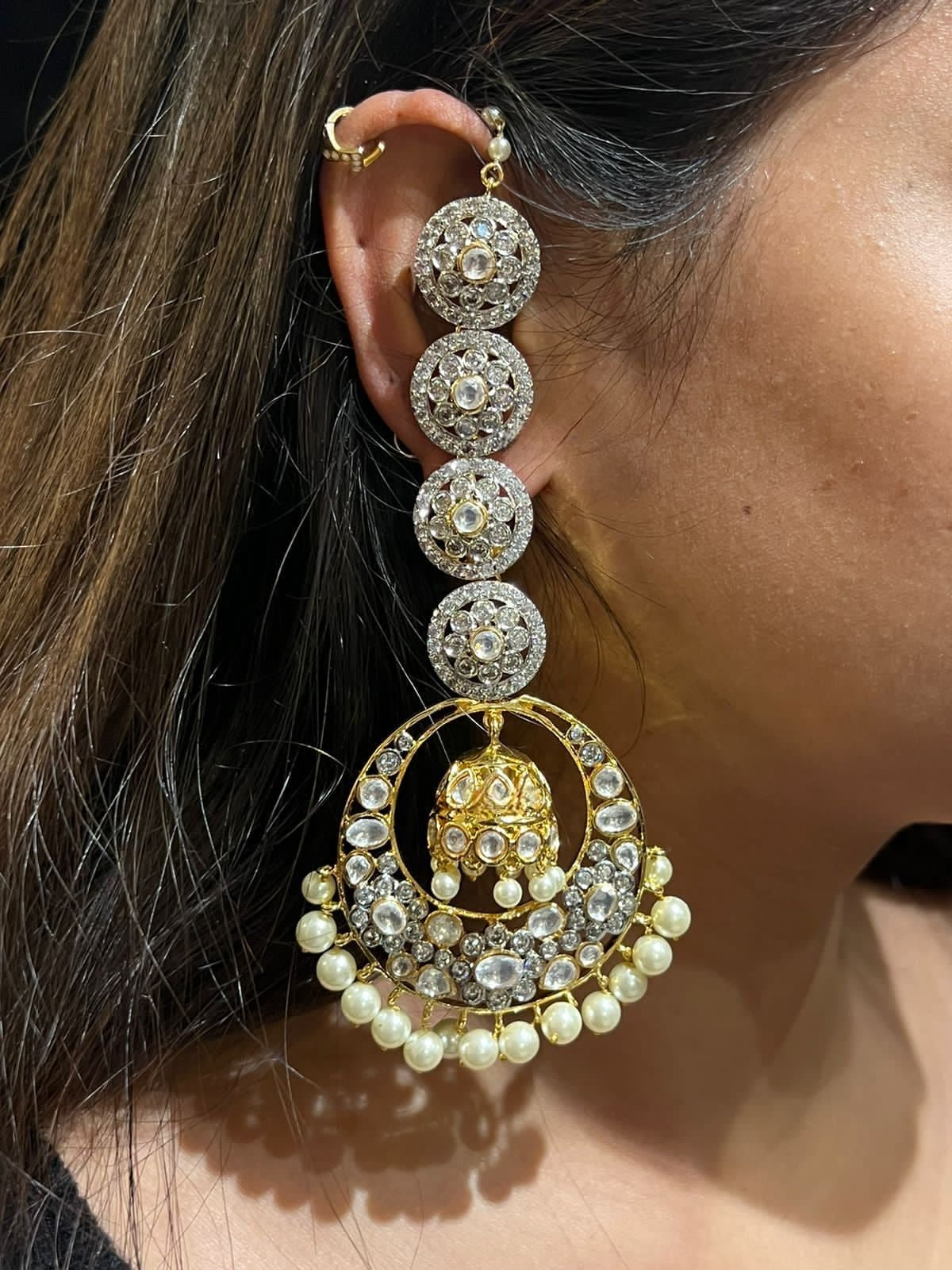 321 Long Earrings Wedding Indian Images Stock Photos  Vectors   Shutterstock