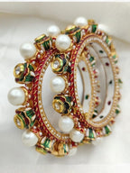 Aganya kreation Bangles Gaurangi Rajwadi Jadau Bangles - Ethnic Elegance 2.4