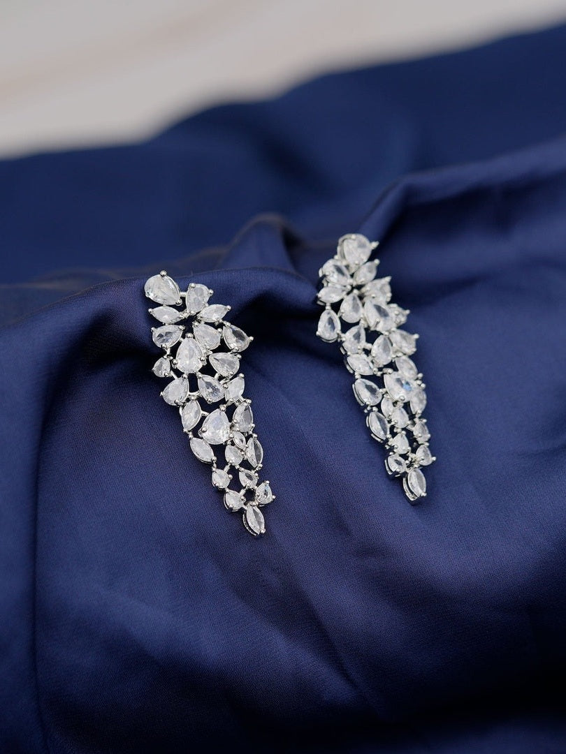 Diamond diva earrings - Aganya kreation