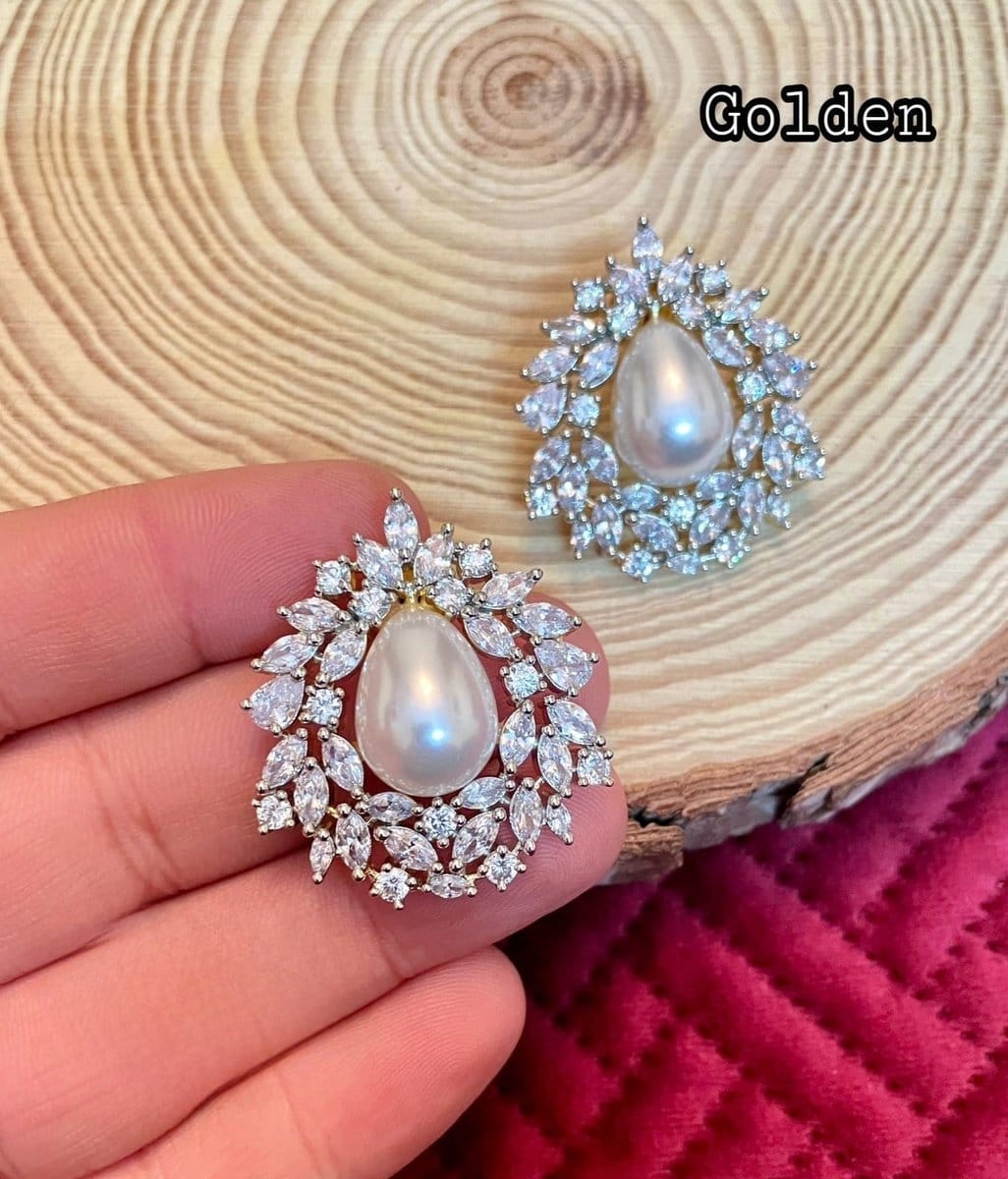 Diana Big studs - Aganya kreation