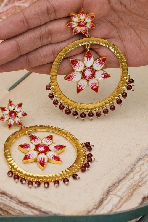 Embelished chandbali - Aganya kreation