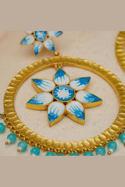 Embelished chandbali - Aganya kreation