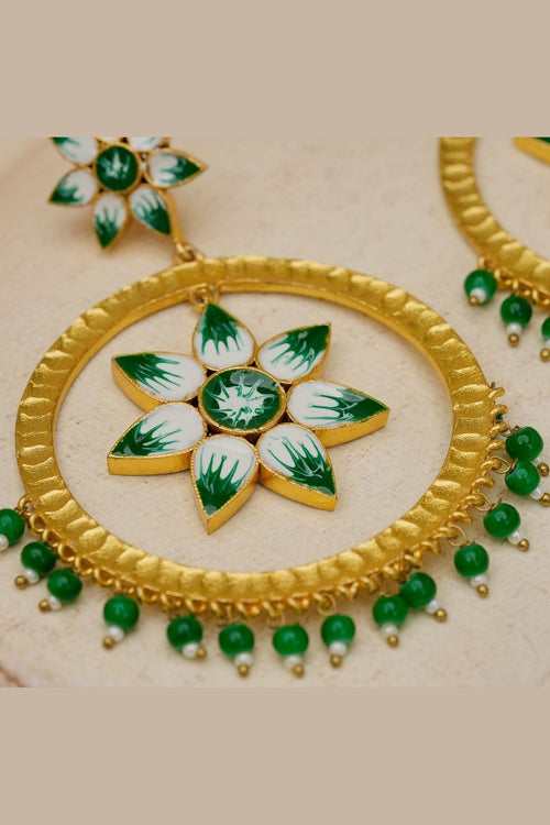 Embelished chandbali - Aganya kreation