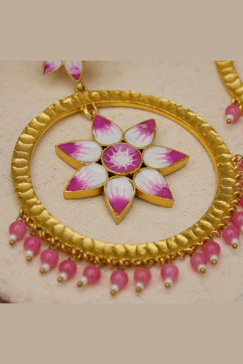 Embelished chandbali - Aganya kreation