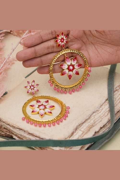 Embelished chandbali - Aganya kreation