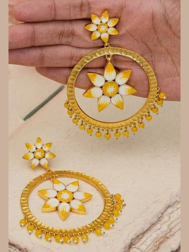 Embelished chandbali - Aganya kreation