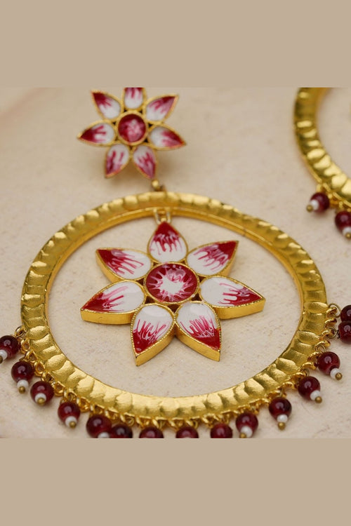 Embelished chandbali - Aganya kreation