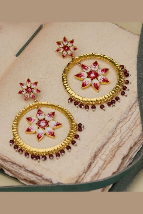 Embelished chandbali - Aganya kreation