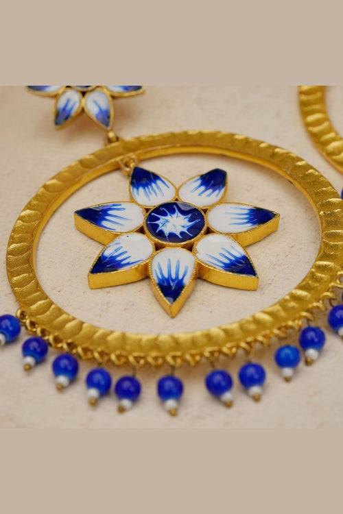 Embelished chandbali - Aganya kreation