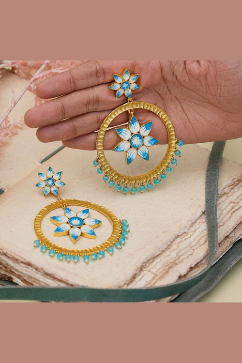 Embelished chandbali - Aganya kreation