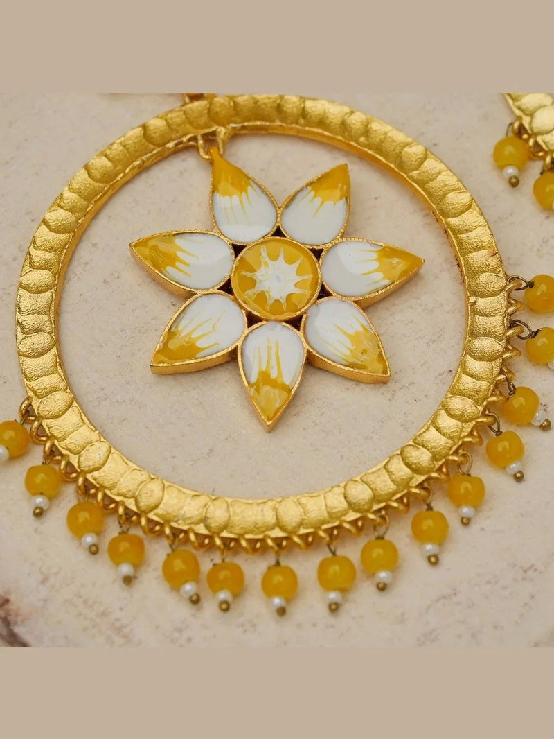 Embelished chandbali - Aganya kreation