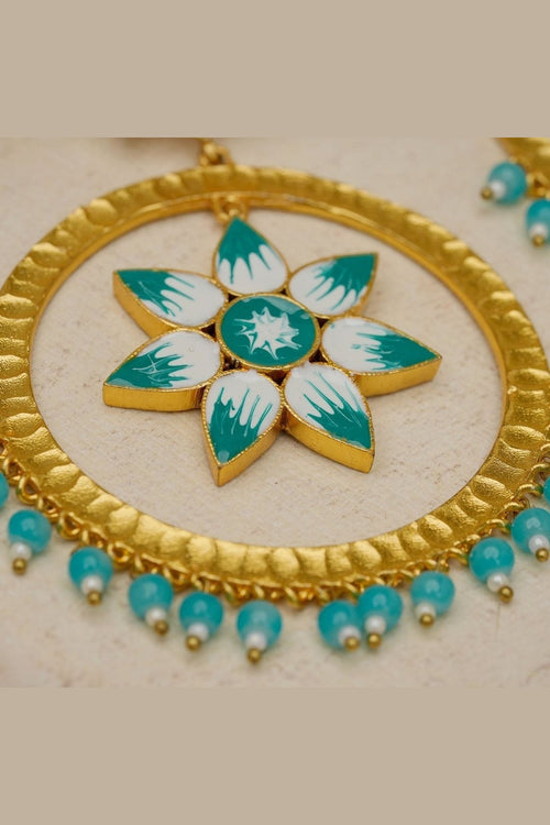 Embelished chandbali - Aganya kreation