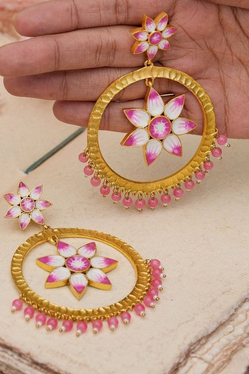 Embelished chandbali - Aganya kreation