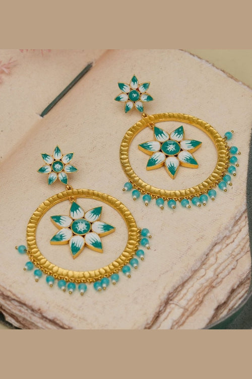 Embelished chandbali - Aganya kreation