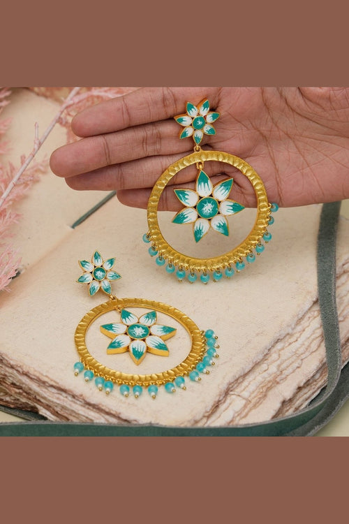 Embelished chandbali - Aganya kreation