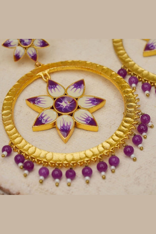 Embelished chandbali - Aganya kreation