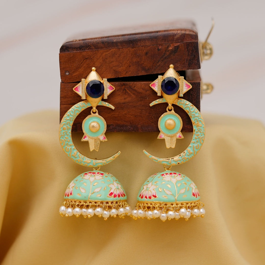 Half moon jhumki - Aganya kreation