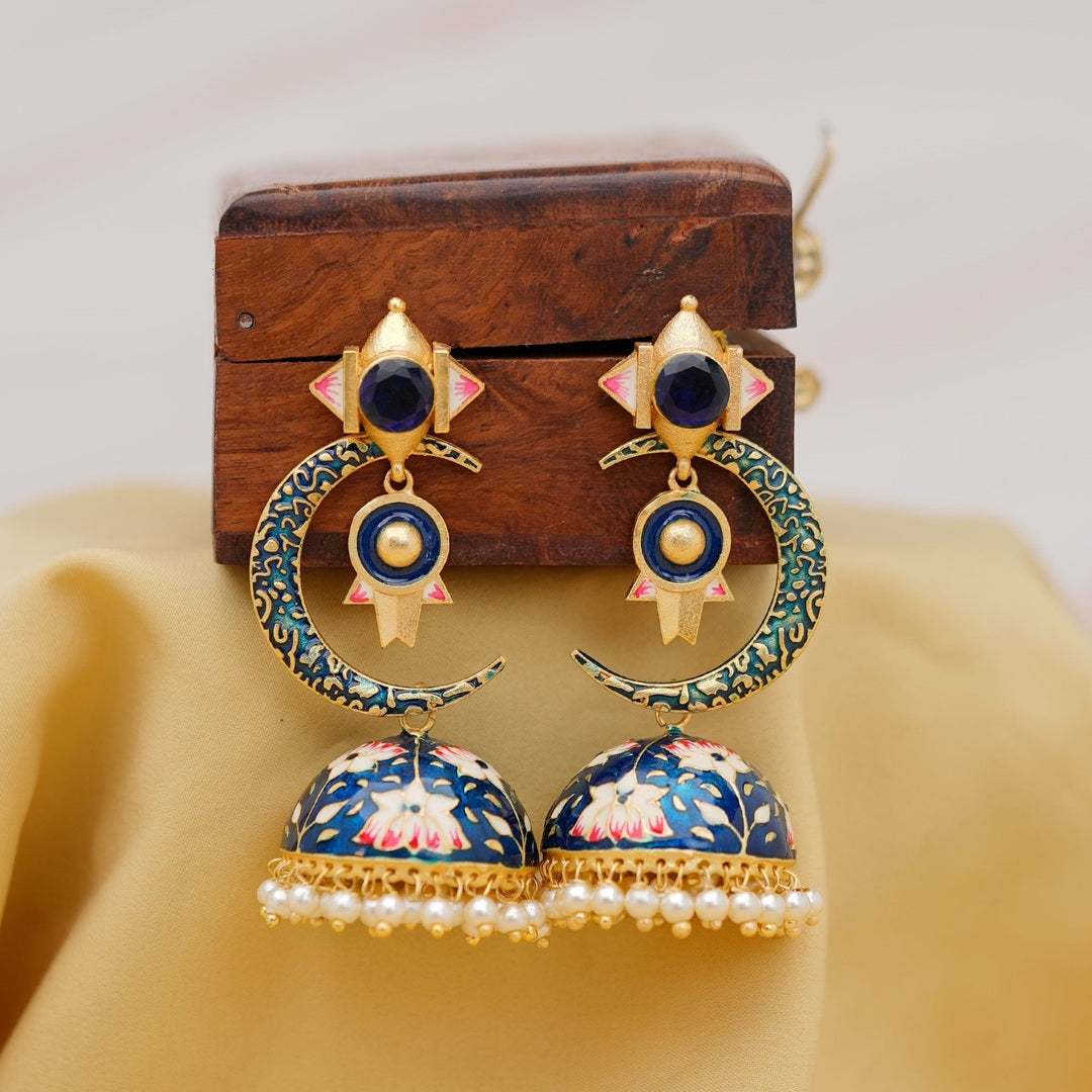 Half moon jhumki - Aganya kreation